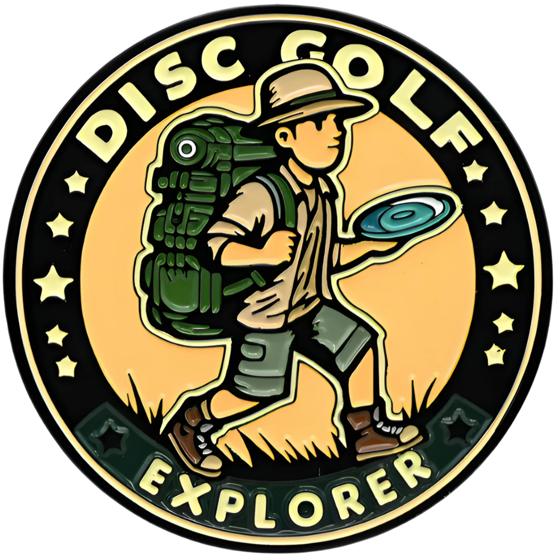 Disc Golf Explorer Pin