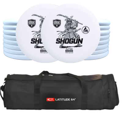 Disc golf skolesæt 30 discs og taske