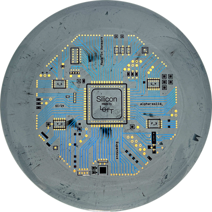 Alpha-solid Silicon Supernova Microchip Stamp