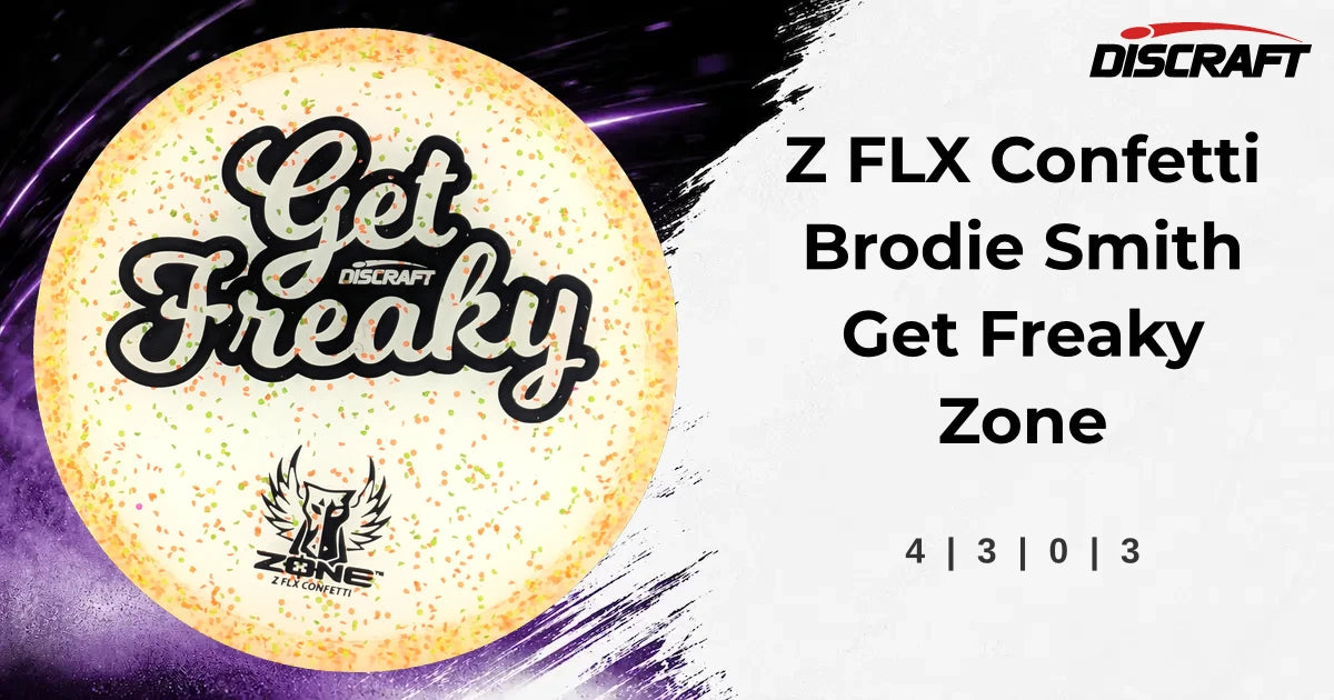 Discraft Z FLX Confetti Brodie Smith Get Freaky Zone – Disc Tree