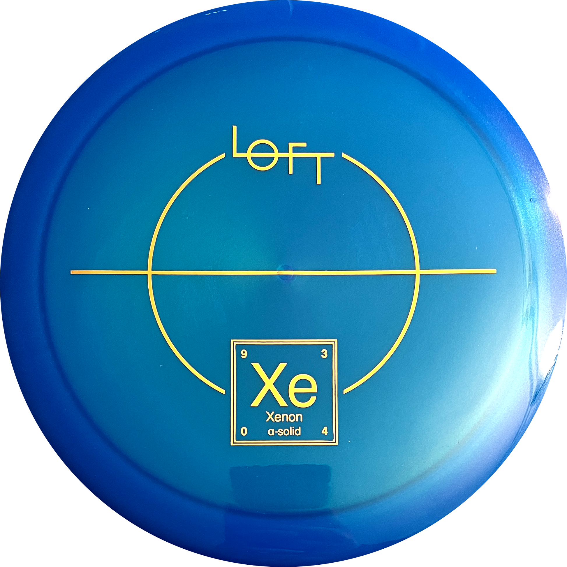 Alpha-solid Xenon